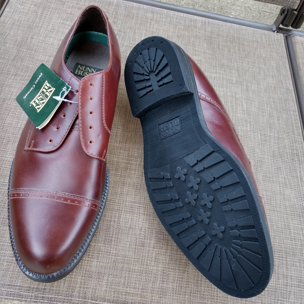 NWT Nunn Bush brown men's dress shoes